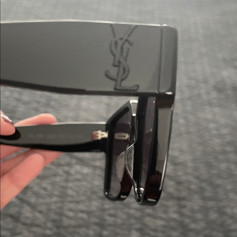 Yves Saint Laurent Black Gradient Sunglasses - Picture 8 of 11